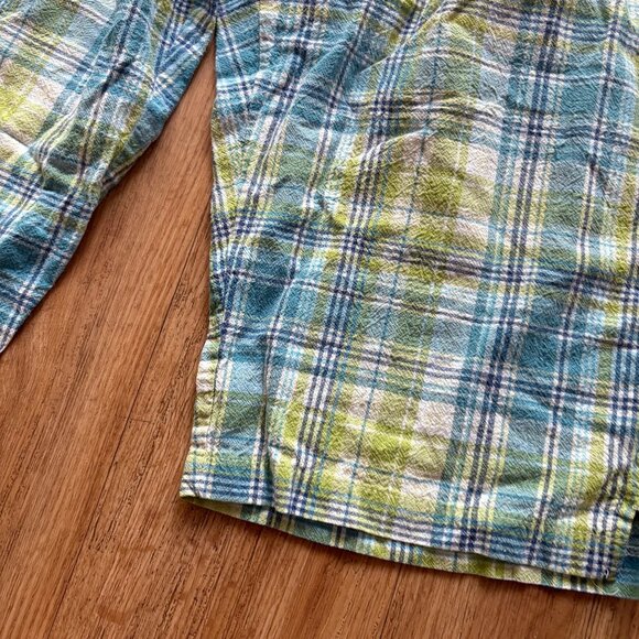 Jane Ashley Mid Rise Casual Lifestyle Crop Pants Plaid Women’s Size 2x - Picture 5 of 7